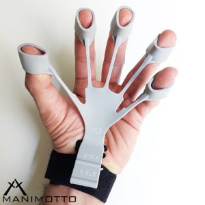 کش تقویت انگشت گریپستر سطح 1، کش بازکننده انگشت، خاکستری رنگ، مقاوت 3، 4 و 5 کیلوگرمی یا 6.6، 8.8 و 11 پوندی