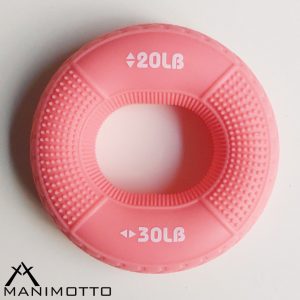 حلقه تقویت مچ دست سطح 1 - رنگ صورتی - دارای دو مقاومت 20lb و 30lb