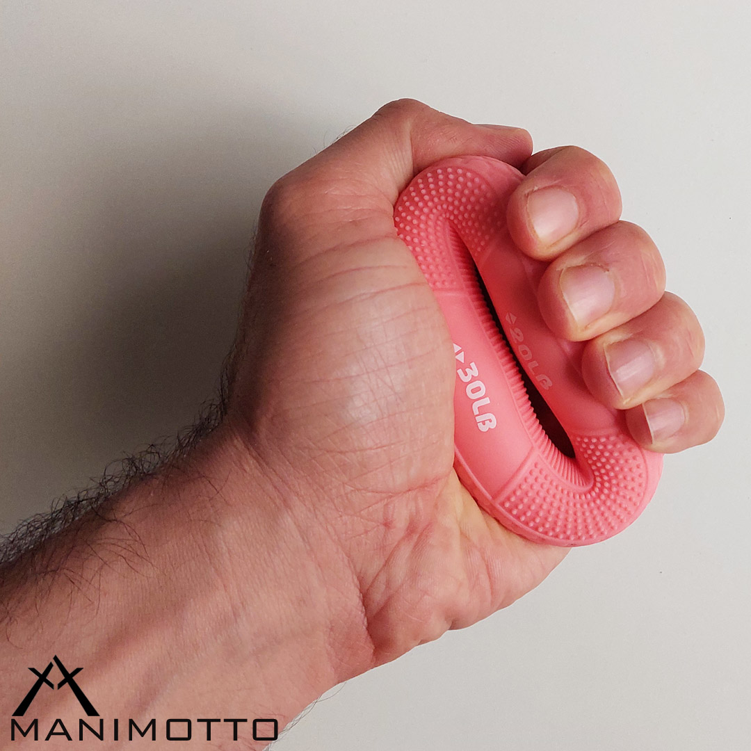 حلقه تقویت مچ دست سطح 1 9 حلقه تقویت مچ دست سطح 1 - رنگ صورتی - دارای دو مقاومت 20lb و 30lb